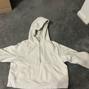 Lululemon Oversized cropped Scuba hoodie half zip